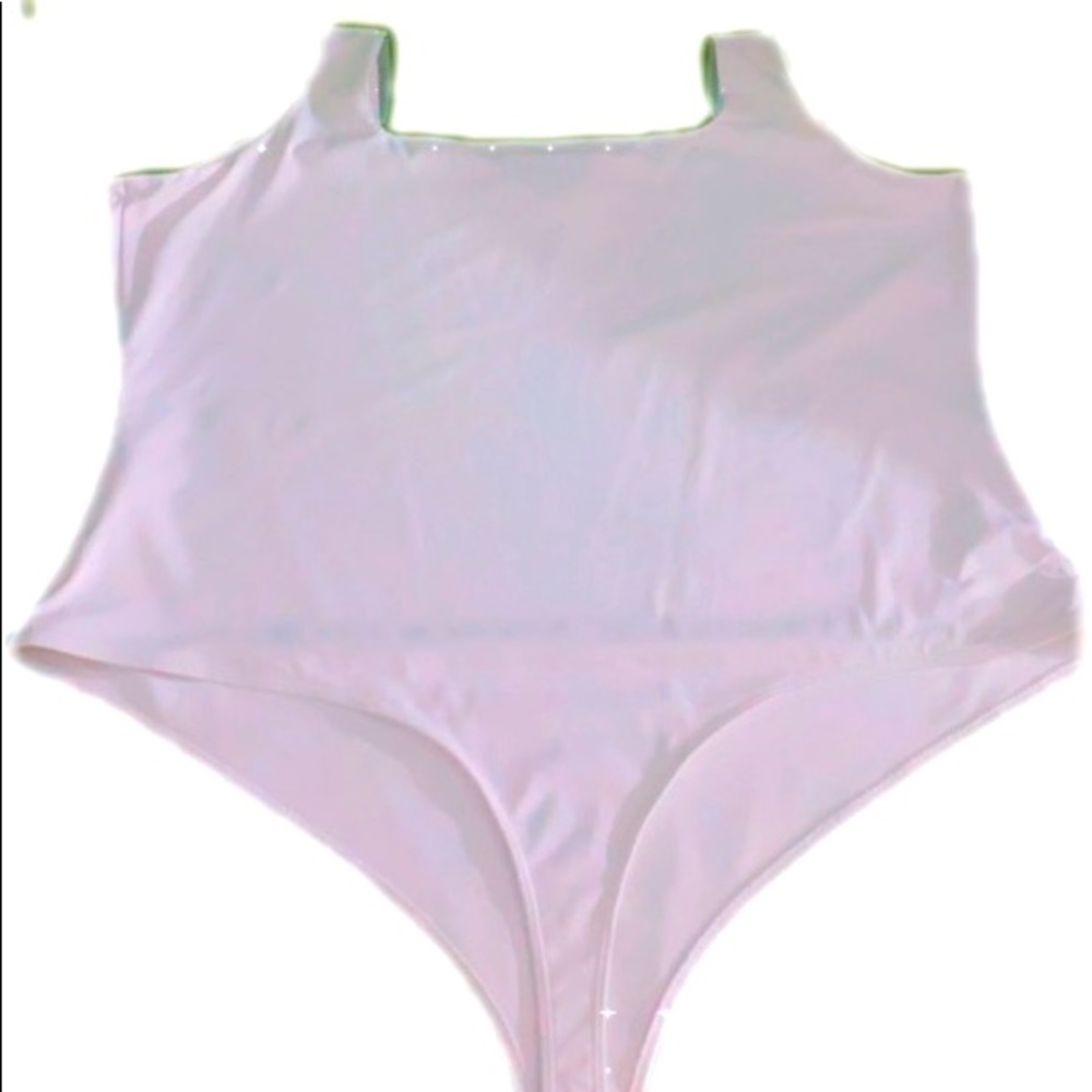 Body suit White Plus Size 3X